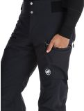 Miniatura Mammut, Stoney HS Thermo pantalones de esquí hombres Black negro 