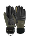 Miniatura Reusch, Mikaela Shiffrin R-TEX® XT guantes de esquí mujeres Black / Burnt Olive negro, verde 