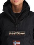 Miniatura Napapijri, Rainforest Next anorak hombres Black negro 