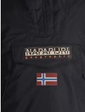 Miniatura Napapijri, Rainforest Next anorak hombres Black negro 