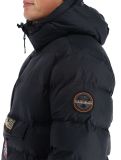 Miniatura Napapijri, Rainforest Op Winter Puffer anorak hombres Black 041 negro 