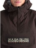 Miniatura Napapijri, Rainforest Winter 3 anorak hombres Brown Ebony gris 