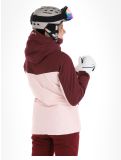 Miniatura O'Neill, Aplite chaqueta de esquí mujeres Windsor Wine Colour Block borgoña, rosa 