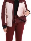 Miniatura O'Neill, Aplite chaqueta de esquí mujeres Windsor Wine Colour Block borgoña, rosa 