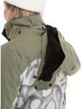 Miniatura O'Neill, Carbonite chaqueta de esquí mujeres Deep Lichen Green Colour Block blanco, naranja, verde 