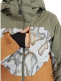 Miniatura O'Neill, Carbonite chaqueta de esquí mujeres Deep Lichen Green Colour Block blanco, naranja, verde 