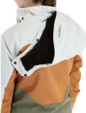 Miniatura O'Neill, Carbonite chaqueta de esquí mujeres London Fog Colour Block blanco, marrón, verde 