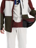 Miniatura O'Neill, Carbonite chaqueta de esquí hombres Windsor Wine Colour Block blanco, borgoña, verde 