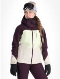 Miniatura O'Neill, Carbonite Snow chaqueta de esquí mujeres Aubergine Colour Block blanco, púrpura 