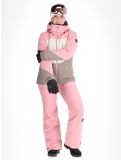 Miniatura O'Neill, Carbonite Snow chaqueta de esquí mujeres Genuine Pink Colour Block blanco, marrón, rosa 