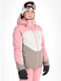 Miniatura O'Neill, Carbonite Snow chaqueta de esquí mujeres Genuine Pink Colour Block blanco, marrón, rosa 