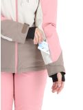 Miniatura O'Neill, Carbonite Snow chaqueta de esquí mujeres Genuine Pink Colour Block blanco, marrón, rosa 