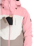 Miniatura O'Neill, Carbonite Snow chaqueta de esquí mujeres Genuine Pink Colour Block blanco, marrón, rosa 