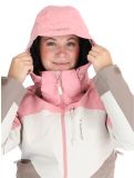 Miniatura O'Neill, Carbonite Snow chaqueta de esquí mujeres Genuine Pink Colour Block blanco, marrón, rosa 