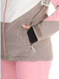 Miniatura O'Neill, Carbonite Snow chaqueta de esquí mujeres Genuine Pink Colour Block blanco, marrón, rosa 