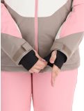 Miniatura O'Neill, Carbonite Snow chaqueta de esquí mujeres Genuine Pink Colour Block blanco, marrón, rosa 