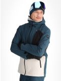 Miniatura O'Neill, Hammer Block Snow chaqueta de esquí hombres Alma Steel Colour Block azul, blanco, negro 