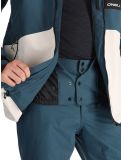 Miniatura O'Neill, Hammer Block Snow chaqueta de esquí hombres Alma Steel Colour Block azul, blanco, negro 