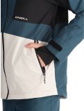 Miniatura O'Neill, Hammer Block Snow chaqueta de esquí hombres Alma Steel Colour Block azul, blanco, negro 