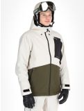 Miniatura O'Neill, Hammer Block Snow chaqueta de esquí hombres Atmosphere Colour Block blanco, marrón, negro 