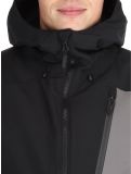 Miniatura O'Neill, Hammer Block Snow chaqueta de esquí hombres Black Out Colour Block gris, negro 