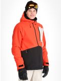 Miniatura O'Neill, Hammer Block Snow chaqueta de esquí hombres Paprika Flame Colour Block blanco, naranja, negro 