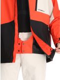 Miniatura O'Neill, Hammer Block Snow chaqueta de esquí hombres Paprika Flame Colour Block blanco, naranja, negro 