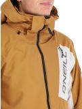 Miniatura O'Neill, Jacksaw chaqueta de esquí hombres Rich Caramel Colour block marrón, naranja 