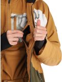 Miniatura O'Neill, Jacksaw chaqueta de esquí hombres Rich Caramel Colour block marrón, naranja 