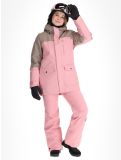 Miniatura O'Neill, Utility Hybrid chaqueta de esquí mujeres Genuine Pink Colour Block blanco, marrón, rosa 