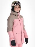 Miniatura O'Neill, Utility Hybrid chaqueta de esquí mujeres Genuine Pink Colour Block blanco, marrón, rosa 