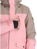 Miniatura O'Neill, Utility Hybrid chaqueta de esquí mujeres Genuine Pink Colour Block blanco, marrón, rosa 