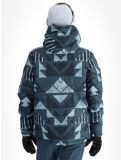 Miniatura O'Neill, Z.E.N. Puffer Hybrid chaqueta de esquí mujeres Blue Triangle Ikat azul 