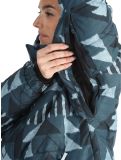 Miniatura O'Neill, Z.E.N. Puffer Hybrid chaqueta de esquí mujeres Blue Triangle Ikat azul 