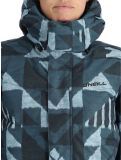 Miniatura O'Neill, Z.E.N. Puffer Hybrid chaqueta de esquí mujeres Blue Triangle Ikat azul 