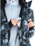 Miniatura O'Neill, Z.E.N. Puffer Hybrid chaqueta de esquí mujeres Blue Triangle Ikat azul 