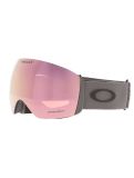 Miniatura Oakley, Flight Deck L gafas de esquí unisex Matte Forged Iron - Prizm Rose Gold Iridium gris 