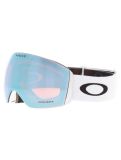 Miniatura Oakley, Flight Deck L gafas de esquí unisex Matte White - Prizm Sapphire Iridium blanco 