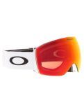 Miniatura Oakley, Flight Deck L gafas de esquí unisex Matte White - Prizm Torch Iridium blanco 