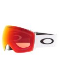 Miniatura Oakley, Flight Deck L gafas de esquí unisex Matte White - Prizm Torch Iridium blanco 