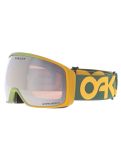 Miniatura Oakley, Flight Tracker L gafas de esquí unisex B1B Hunter Green Gold - Prizm Black Iridium Goud, verde 