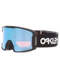 Miniatura Oakley, Line Miner L gafas de esquí unisex Factory Pilot Black - Prizm Sapphire Iridium blanco, negro 