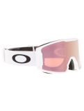 Miniatura Oakley, Line Miner M gafas de esquí unisex Matte White - Prizm Sage Gold blanco 