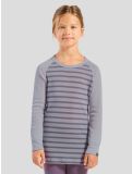 Miniatura Odlo, Active Warm Eco camisa termoactiva niños Misty Lilac - Gray Ridge gris, rosa 