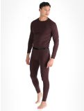 Miniatura Odlo, Merino 160 pantalón termoactivo hombres Fudge púrpura 