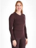 Miniatura Odlo, Merino 200 camisa termoactiva mujeres Fudge púrpura 