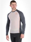 Miniatura Odlo, Natural Performance PW 150 camisa termoactiva hombres Silver Cloud - India Ink Melange gris 