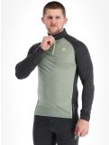 Miniatura Odlo, Natural Performance PW 150 jersey hombres Matte Green - Dark Grey Melange gris, verde 