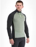 Miniatura Odlo, Natural Performance PW 150 jersey hombres Matte Green - Dark Grey Melange gris, verde 