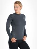 Miniatura Odlo, Perfomance Warm Eco camisa termoactiva mujeres India Ink gris 